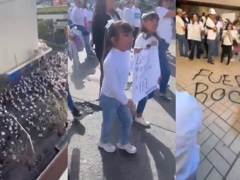 Cientos de manifestantes irrumpen en el Palacio Estatal de Sinaloa